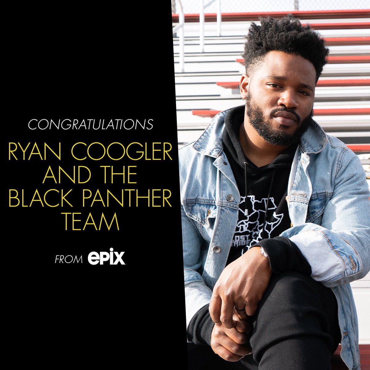 Congratulations to Ryan Coogler and the Black Panther team on your #Oscars wins! 🎉🎊 

<a href="/ElvisMitchell/">Elvis Mitchell</a> interviews the critically-acclaimed <a href="/TheBlackPanther/">Black Panther</a> director on #ElvisGoesThere. Watch Now —> bit.ly/2DsKyWN