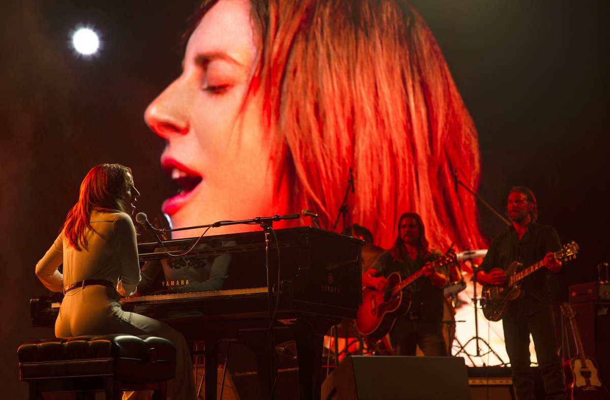 LGMonsterFacts's tweet photo. Although A Star Is Born only won one award at the #Oscars, it remains a classic. Bradley Cooper wrote songs, learned to sing &amp; play instruments all while producing, directing and starring in it. This was Gaga's feature debut and she exceeded all expectations music &amp; acting wise. https://t.co/ydhjTmgNMu