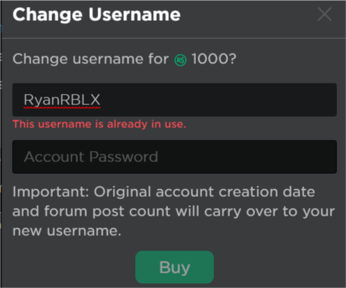 Roblox How To Change Your Name