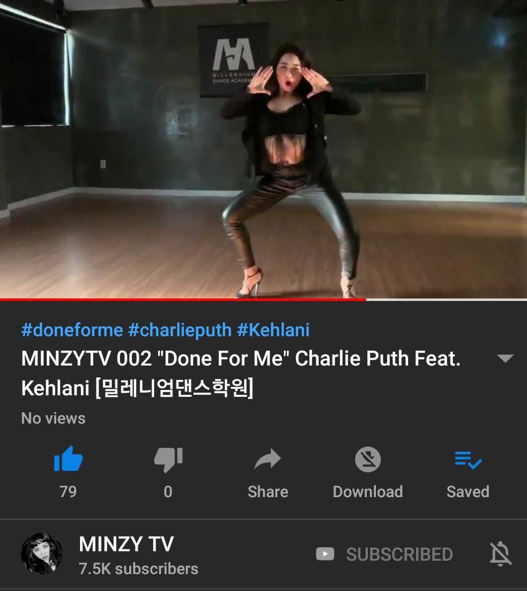 Re-uploaded 💃🏻🔥🔥 #Minzy #DoneForMe #CharliePuth

youtu.be/_n4TQbCPOSE