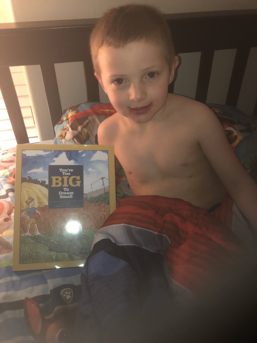scriven1217's tweet photo. Most nights Brian asks me to read his favorite book to him before he goes to bed @RonBaker31 @GoShockers https://t.co/ggIbtqFrqB