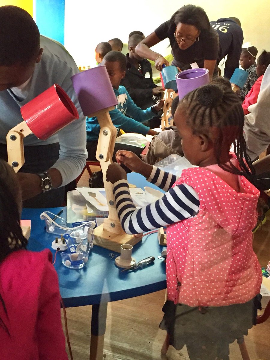CCiiru's tweet photo. "Education is the movement from darkness to light." #KidzGoTech in partnership with @SafaricomPLC teaching children in Kenya to make their own lights, that will light their path to a brighter future #Darknesstolight
@bobcollymore @SteveChege_ https://t.co/Oe8FbxR8k7
