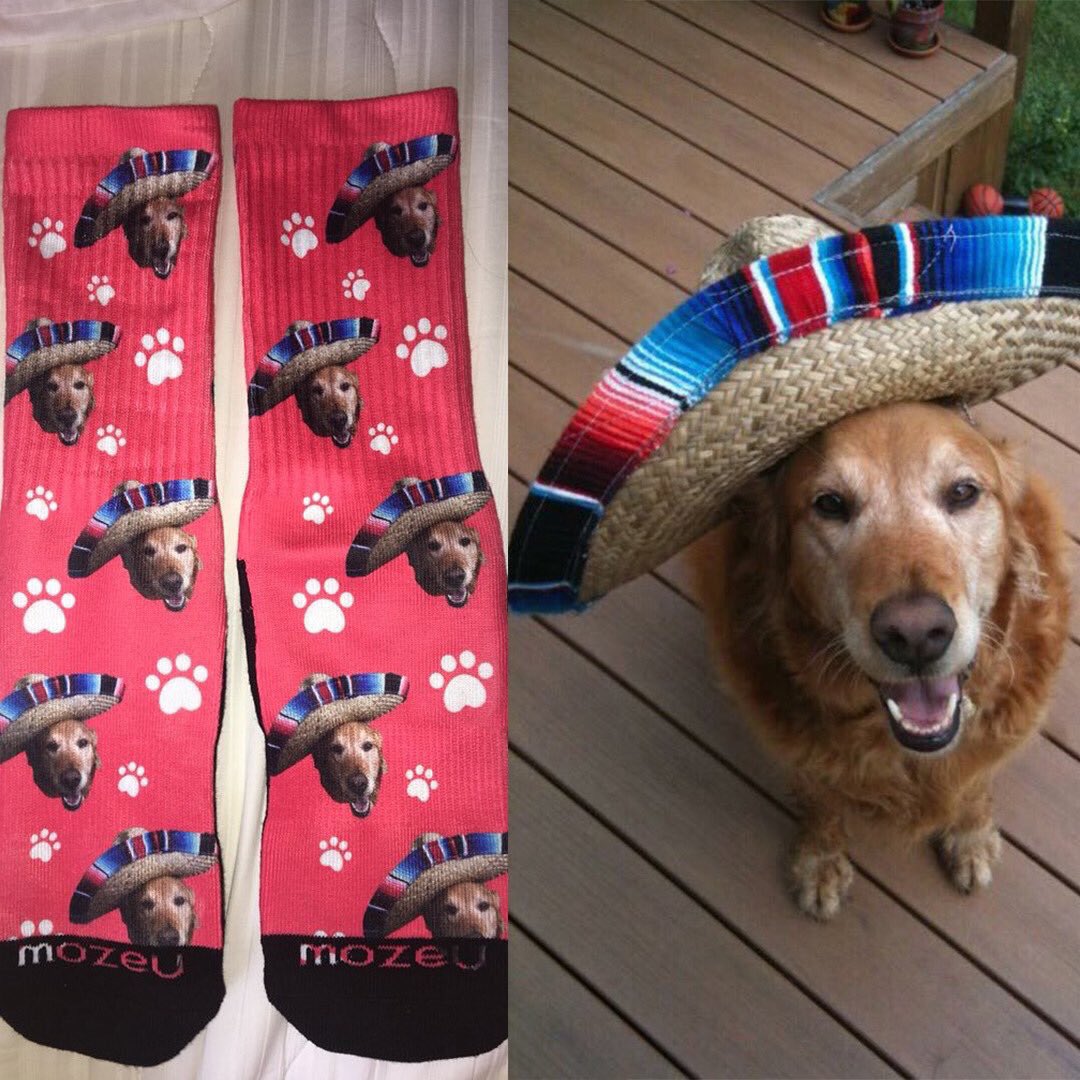 MozeuSocks's tweet photo. Get the perfect gift with unique custom socks that have your face, a loved one’s, or your pet’s on them! We donate a pair of socks for every pair sold 🧦 ♥️ 

shop now at https://t.co/IghHnkK6GG https://t.co/SJgN09bHTU