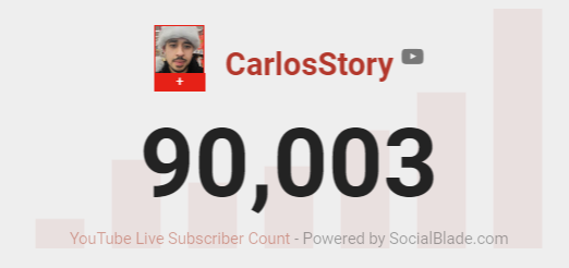 CarlosxcStory's tweet photo. We did it... 90K... 10K TO GO BOYZ! LET'S DO THISSSSSSSS
Thank you guys so much <333 #SquadXC https://t.co/jHAIQyHIV5