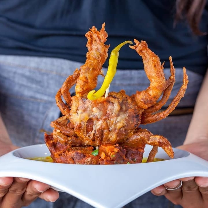 JPphotoGuy's tweet photo. Softshell crab, fried, and served over potatoes smashed with Brava sauce.
#lafoodie #foodporn #food #crab #seafood #fried #shutterstyles #instafood #lafoodphotographer #abasqkitchen #foodie #eat #losangeles #california #redondobeach #hothothot #style #yummy #foodgasm https://t.co/x7zDOF5tTg