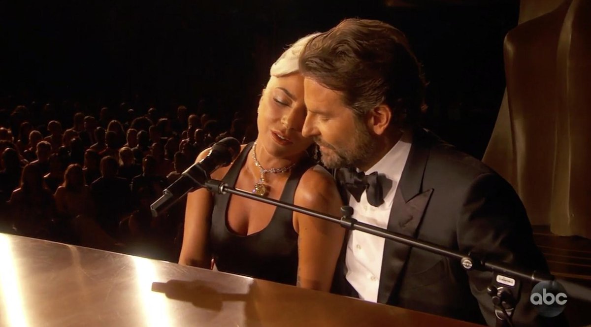 etnow's tweet photo. Another record broken at the 2019 #Oscars: We got as far from the shallows as anyone has EVER been before. https://t.co/d4jG9eTI9d