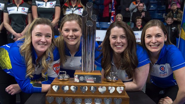 CAREY ON: Alberta's Chelsea Carey captures second Canadian championship after thrilling Scotties final against Ontario's Rachel Homan #STOH2019

MORE: tsn.ca/1.1263262