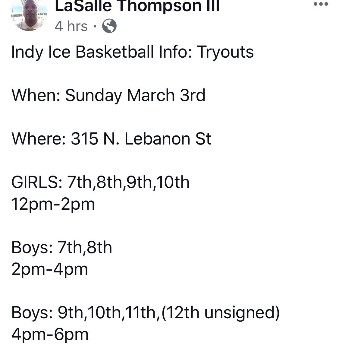 IndyIceAAU's tweet image. Indy Ice is back! Play and train with one of the best! Unsigned Seniors welcome also!
🏀 💎 🏀Tryouts are free. Serious players only! Must be willing to work! Team players only!