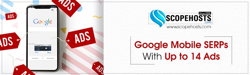ScopeHosts's tweet photo. #Google has been spotted testing total of 14 ads in a single #mobile search results page.
Explore more here : https://t.co/Vwc6Lh3EJ3
#MobileSERP #DigitalNews #searchengine #DigitalMarketing #SEO #SEM https://t.co/A4A25aKgrz