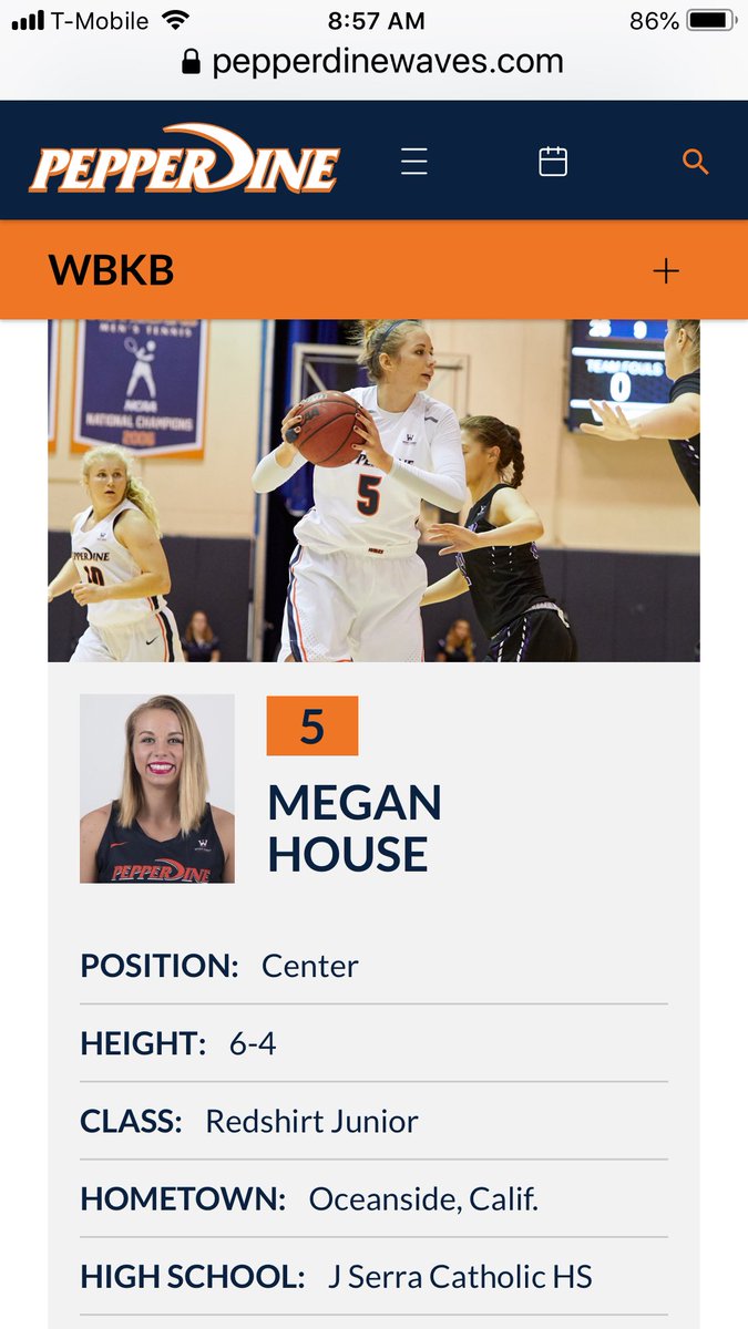 CoachRossignol's tweet photo. Congrats from @JSerraGBB to Alumni Megan House @WavesHoops and Corinne Bogle @cmswbasketball for an amazing Collegiate Career. #GoodLuckInThePlayoffs #ScholarAthletes #Leaders #Proud @JSerraAthletics ❤️💯 https://t.co/MY1vViR4An