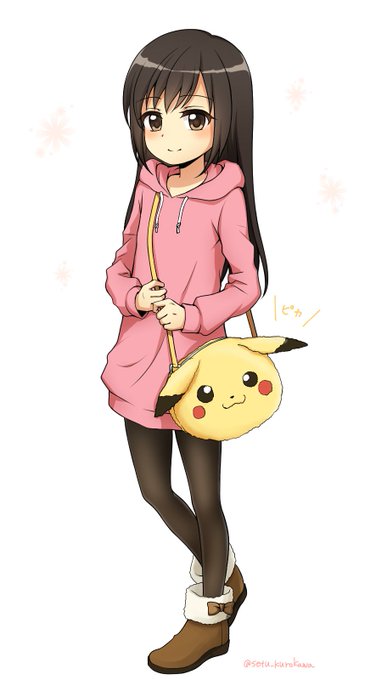 昨日みた幼女可愛かったから描いた
歩くとピカチュウの耳がパタパタする 