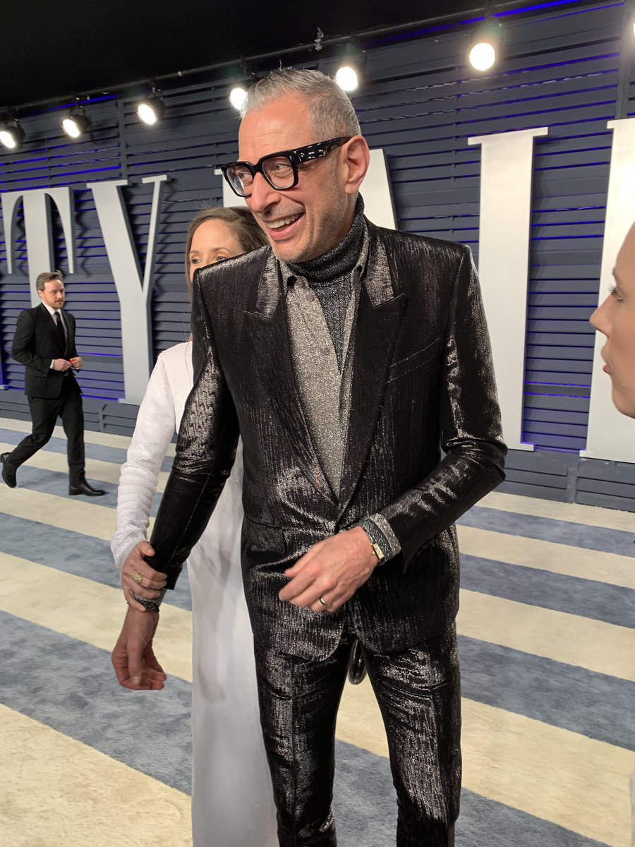 Jeff Goldblum #oscars #VanityFairOscarParty