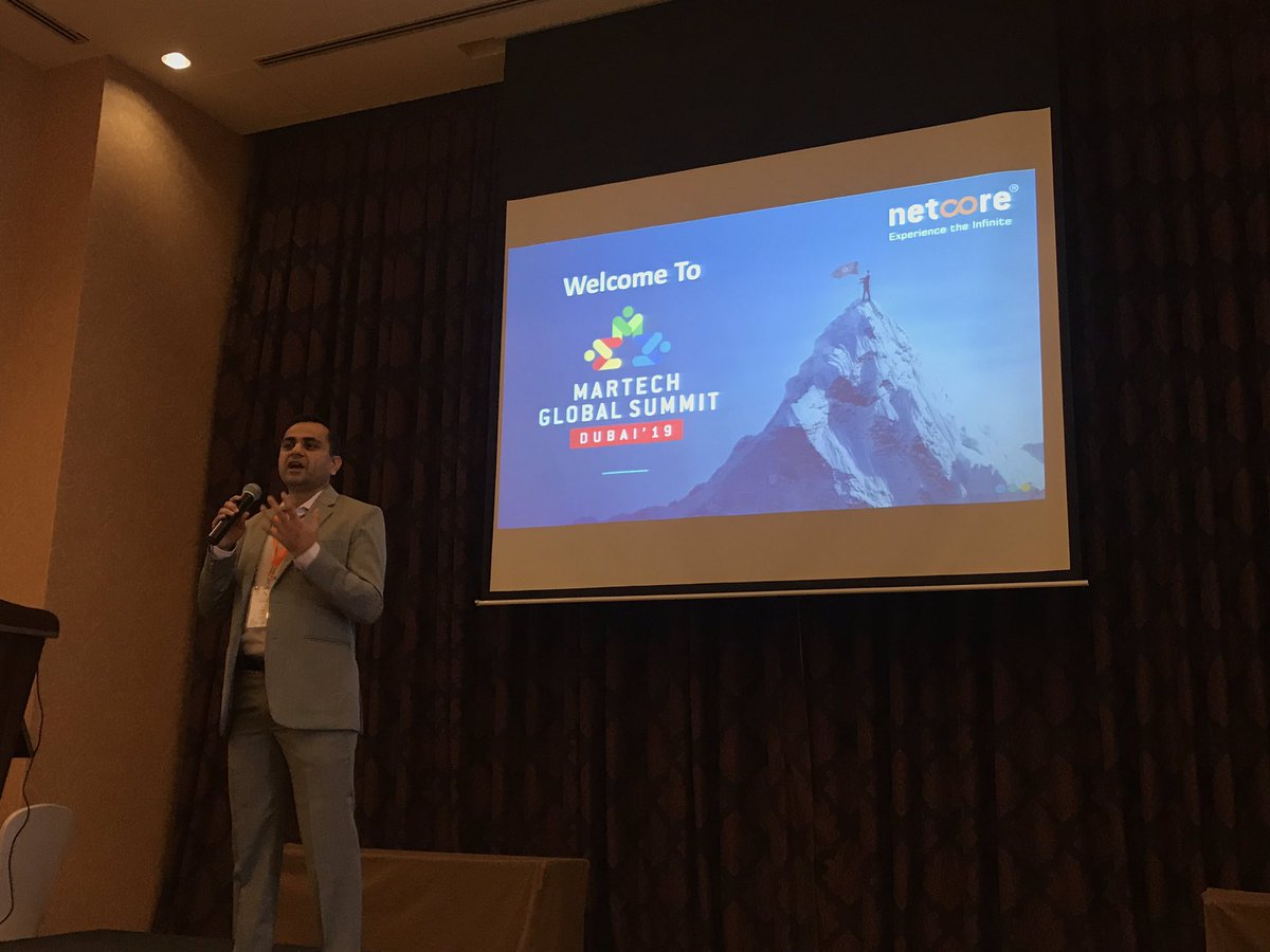 planius's tweet photo. Kalpit Jain, Netcore Group CEO, open the conference Martech Global Summit, Dubai 25-27 Feb 2019 #NetcoreMGS #martech #netcore #dubai https://t.co/prPNCFfp6w