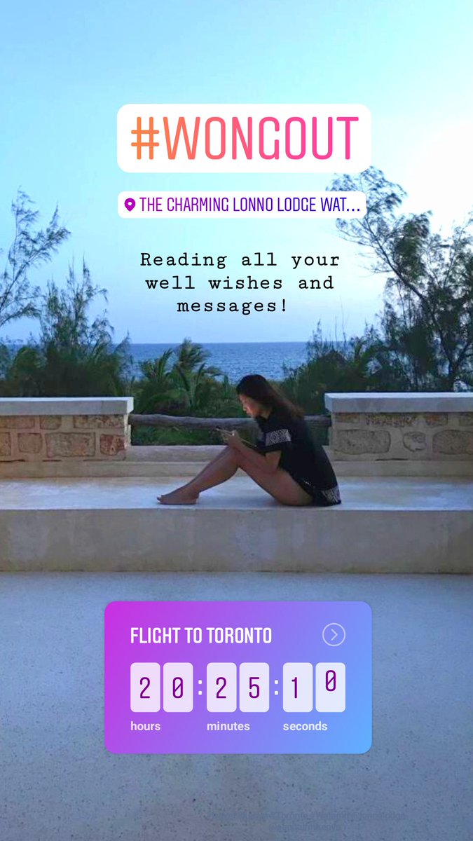 SusanLUCKYWong's tweet photo. Shit just got real! #WongOut countdown is live on my Instagram Stories! Final day in 254 for a while... Bittersweet, but I'm super excited for the next chapter!!! Let's go enjoy this Monday! 😎❤️💃🏻 https://t.co/KIM1tDGCI9