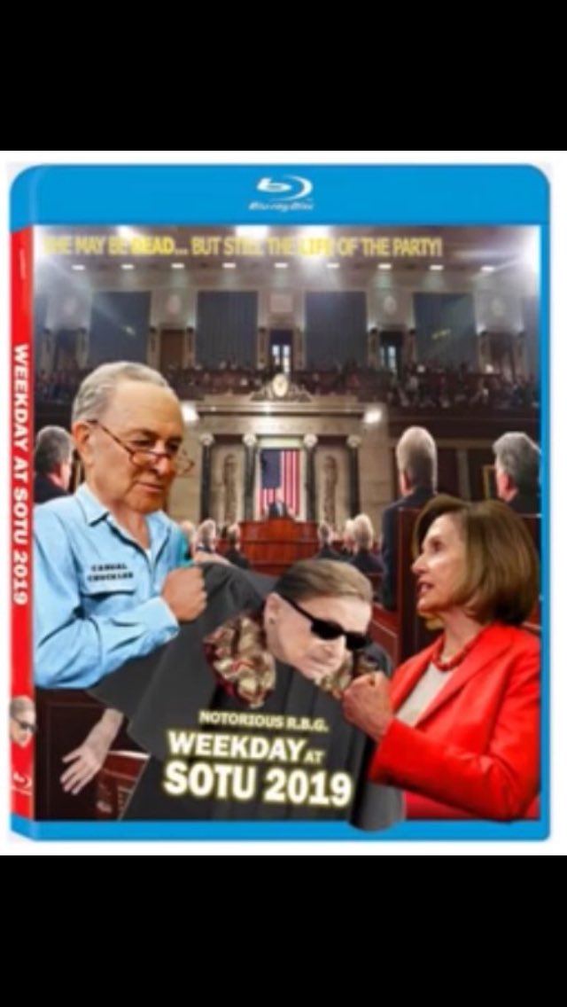 INFOwarsArmyPod's tweet photo. 🔴#RuthBaderGinsburg 

#WheresRuth?

The last "sighting" a week ago was actually from a UAE ago or something... So I beg the question; Where is #RBG? https://t.co/xGnhjisrPc