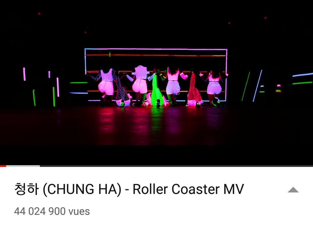 forbiddenhatred's tweet photo. 44 M views RolCoa !!!
#Chungha #RollerCoaster #RoadTo50MViews https://t.co/lbnKRmnYRc