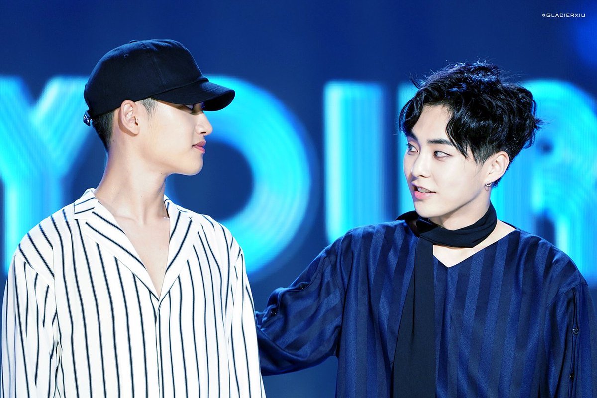 XIUSOO'S EYE CONTACT! #시우민  #경수  #EXO  @weareoneEXO