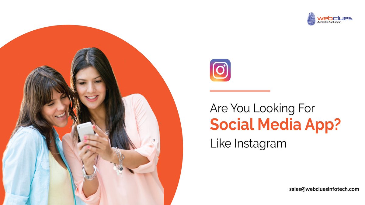 WebCluesInfo's tweet image. Create #socialmediaapp like Instagram, Facebook #photosharingapp at moderate price @WebCluesInfo for iPhone &amp;amp;  Android. bit.ly/2sLu0UA

#socialmedia  #socialmediaapps #facebookapp #instagramapp #socialnetworkingapp #appdeveloper #appdevelopment #socialnetwork #socialapp