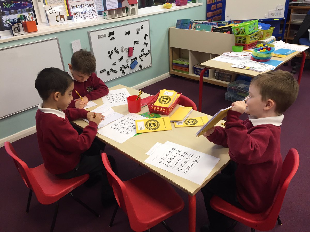 StColumbasLPrep's tweet photo. #reception2018 are back and ready to learn! Some fantastic work in English this morning #news #welcomeback https://t.co/dcE8LvF6MT