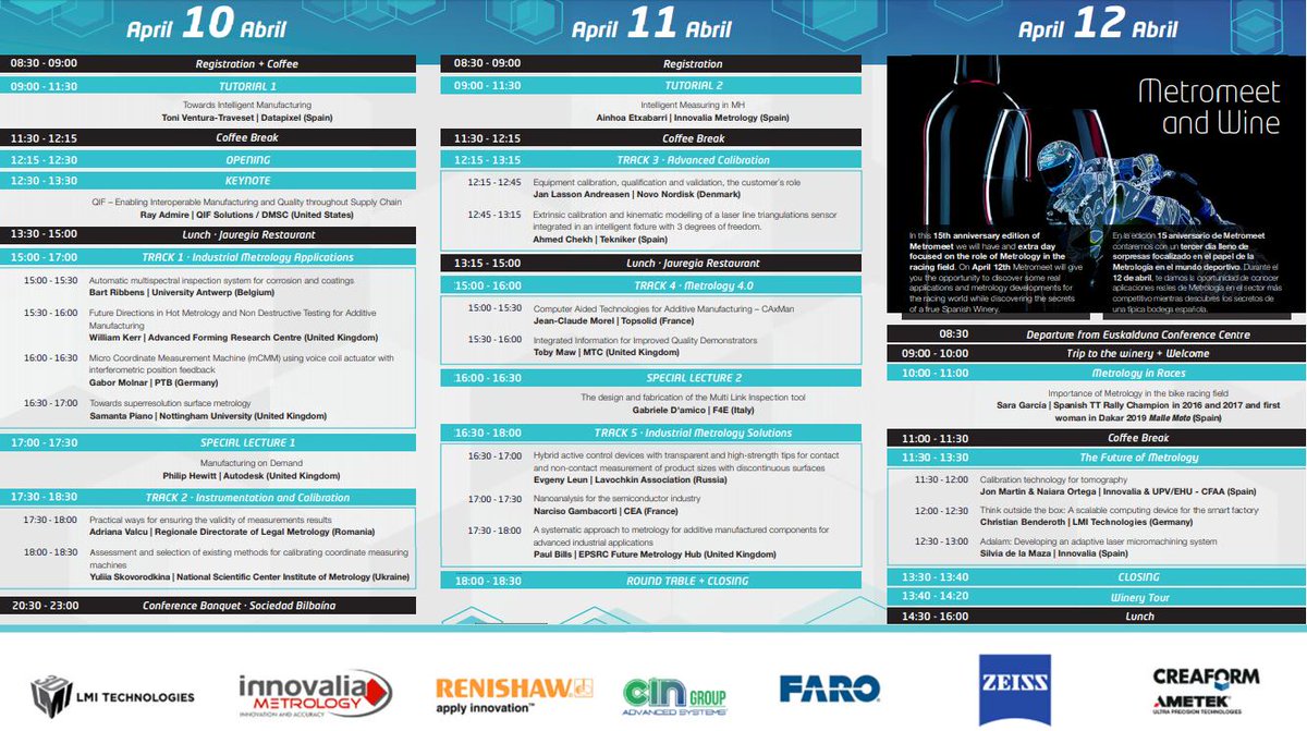 Great News!#Metromeet2019 will welcome 2 new sponsors to the Conference! During the 15th anniversary edition you will be able to discover the latest #technology of our #sponsors while meeting the top professionals of the field!Pre-order your ticket> bit.ly/2NqpLIc