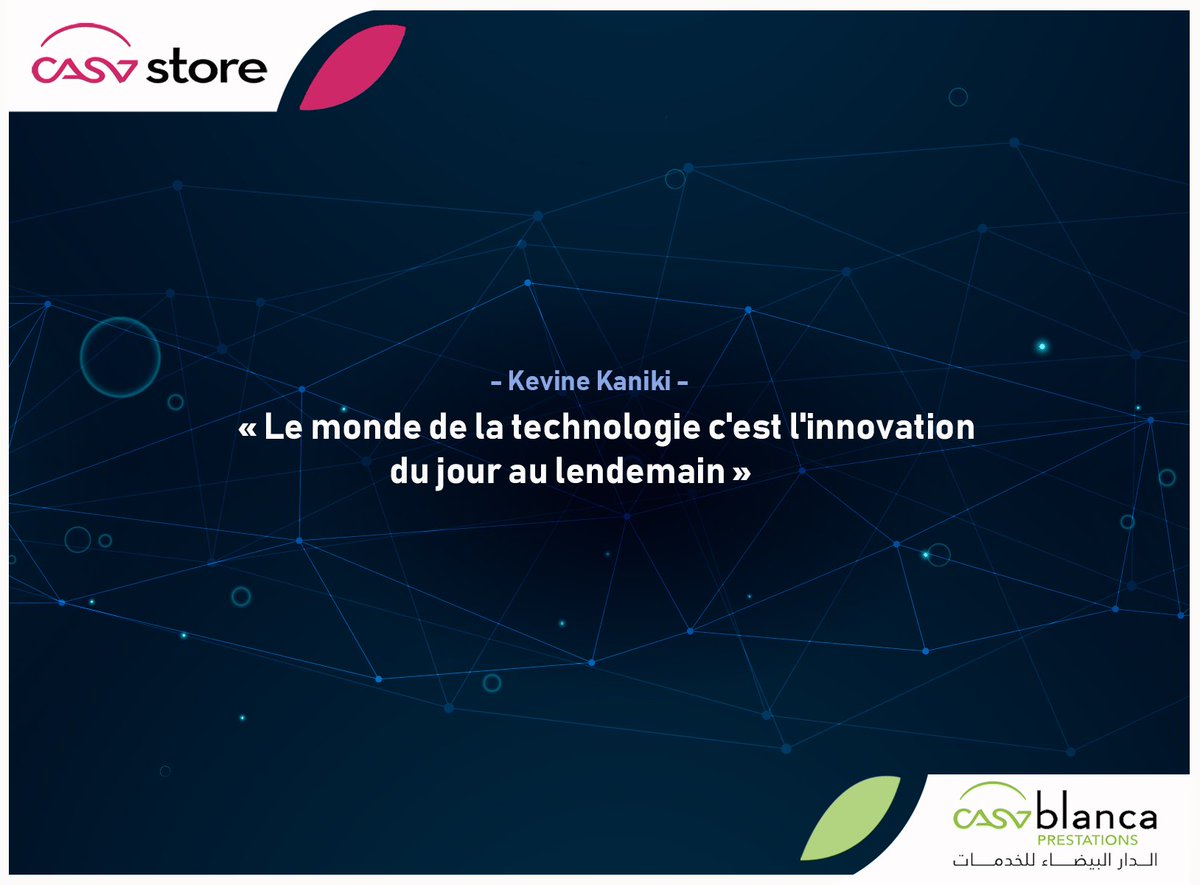 CasaStoreMa's tweet photo. https://t.co/yTx2OWGo6e 💡✍🏼💻 ;)

#Créativité #Partage #Citations #Digital #Innovation https://t.co/eDk1eKu3rf