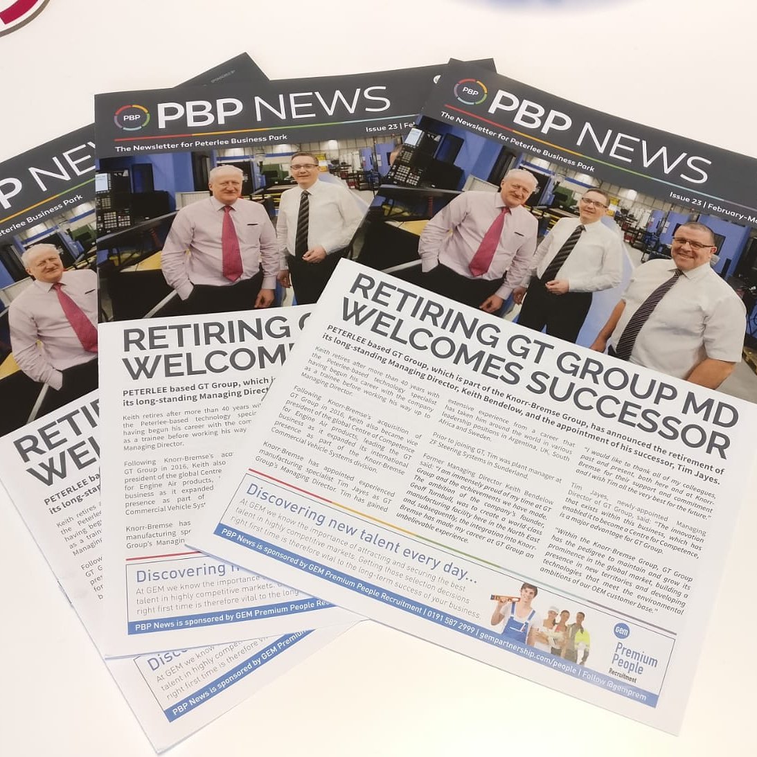 EDB_Network's tweet photo. The latest PBP News is back from print and features @gemprem @kellyleegemtra1 @plglass @The_GAS_Group @EastDurhamCol @SeahamHallHotel @emconshow @EdbsNovus and many more https://t.co/fWmhPcTi2O