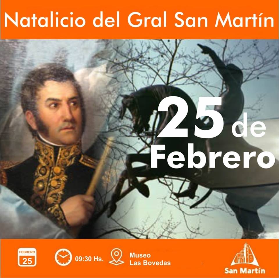 SMI_Mza's tweet photo. Se conmemorarán los 241 años del natalicio del General San Martín
Hoy a las 9.30 en el Museo Histórico Municipal Las Bóvedas, se realizará un encuentro organizado por la Asociación Cultural Sanmartiniana Mi Tebaida y la comuna de San Martín. https://t.co/Hg8LQNy4sd
