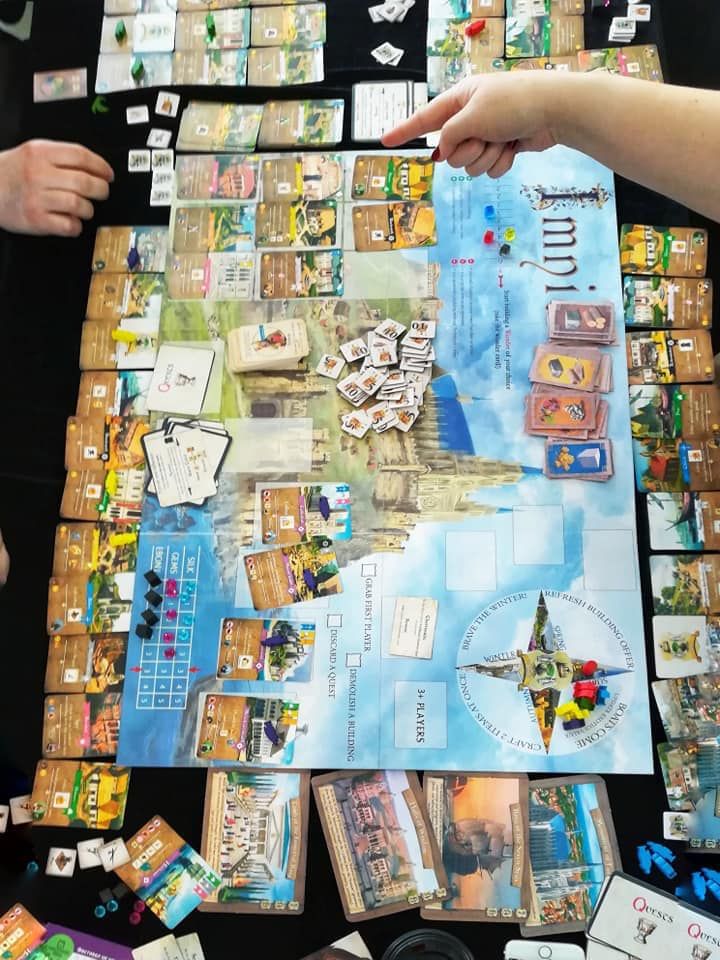 ImniaB's tweet photo. Making new strategies, racing to win, learning new tips, getting feedback and making new friends. This is how the BG Festival was for us this weekend in the beautiful medieval city of Veliko Tarnovo. More to share in our upcoming newsletter (link in bio to subscribe). #bggplay https://t.co/FkKhu0x4nn