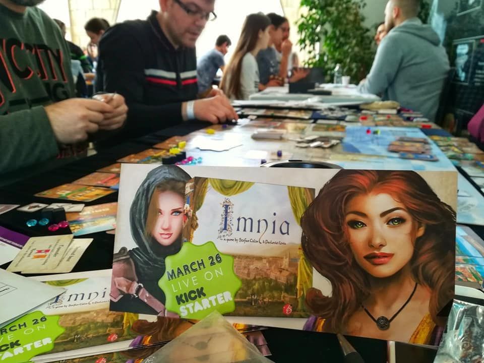 ImniaB's tweet photo. Making new strategies, racing to win, learning new tips, getting feedback and making new friends. This is how the BG Festival was for us this weekend in the beautiful medieval city of Veliko Tarnovo. More to share in our upcoming newsletter (link in bio to subscribe). #bggplay https://t.co/FkKhu0x4nn