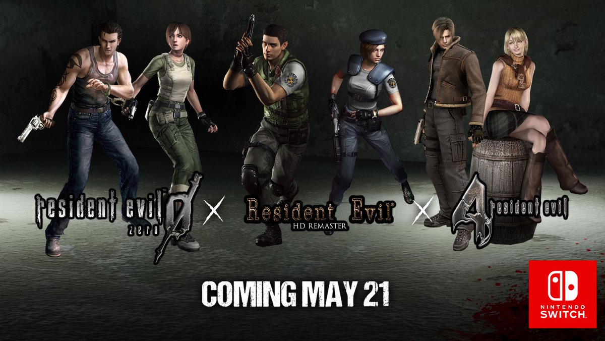 Resident Evil 0, 1, And 4 Lands May 21 On Switch – NintendoSoup