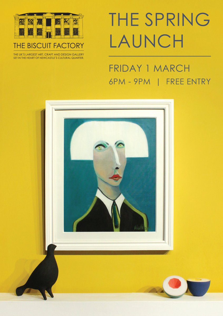 biscuit_factory's tweet photo. Join us for the launch of our Spring Show!
Grab yourself a glass of fizz, explore our exhibition headlined by Peter Hallam, see the process behind the artwork with artist demos and indulge in charcuterie from @FactoryKitchen
#Newcastle #ouseburn #NCLguide
https://t.co/DVVzKi6JYf https://t.co/ACCObQ7ik2