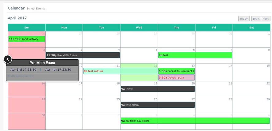 Pschoolonline's tweet image. SCHOOL CALENDAR:- School calendar software is a module under the school management system. that allows you to track multiple school schedules.
#ERP #SchoolManagement #Software_Solution #OnlineSchoolSoftware #ManagementAllSchool #ERPSoftware pschoolonline.in