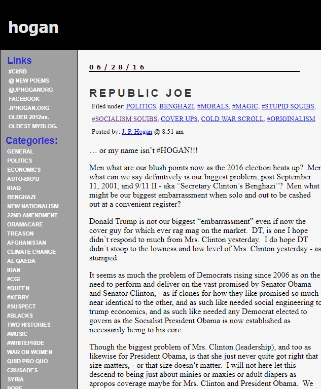 IamJPHogan's tweet photo. @jphoganorg @realDonaldTrump #MondayMorning #POTUS #TRUMP ~ #Education #MondayMotivation #coffee
THAT IS SO OF THERE ARE LESSONS TO TEACH OF THE MISTAKES ESPECIALLY BY DEMOCRATS OF 1993 TO 2001.
#Election2020 forward much of 2 essays via https://t.co/zpiAV8han1
#CPAC2019 #StrongForTruth
#RepublicJoe #GOP? https://t.co/mLejn6nNBS
