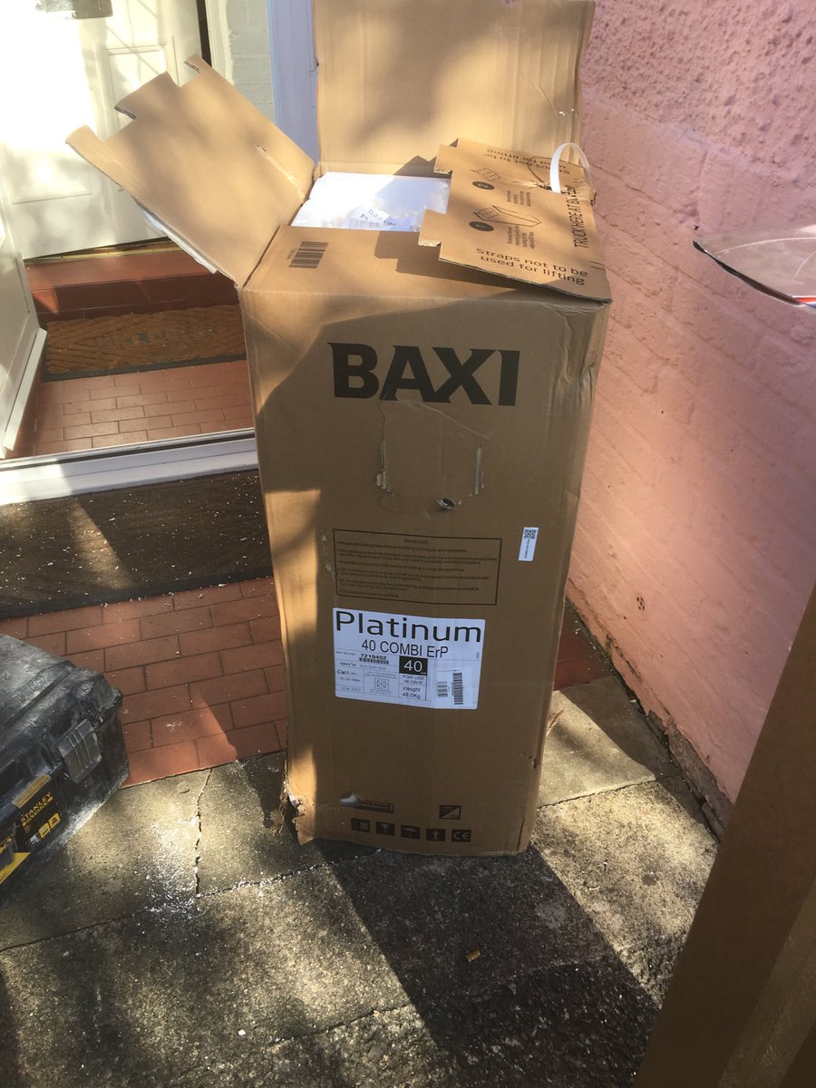 paradigm_nw's tweet photo. Combi-boiler installation. Big boy 40kw.... ooooh...
Power flush first.... let’s hope this sentinel X800... has worked wonders over the weekend.
#paradigmplumbingsolutions #vortexgasliverpool https://t.co/FhMSNr42qf