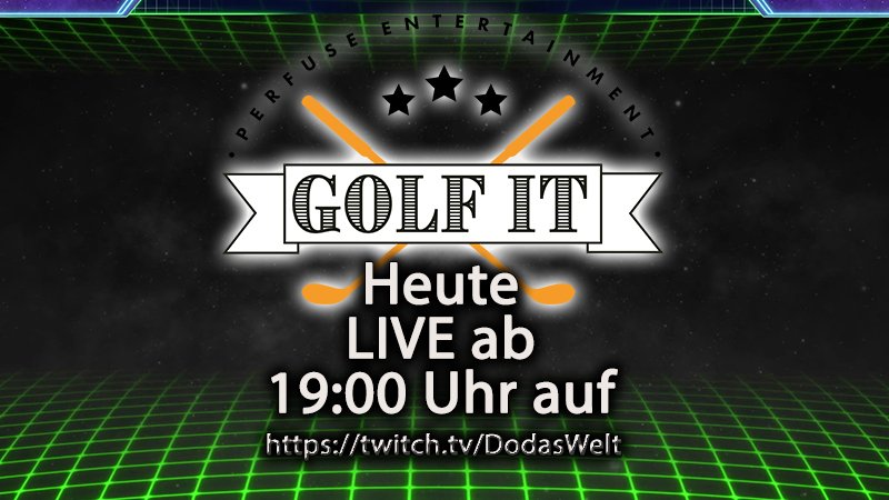 DodasWelt's tweet photo. Heute ab 19 Uhr ist wieder ein #Livestream auf #Twitch #TwitchDE #twitchtv https://t.co/vzIQEQOY9a
Diesmal #GolfIt zusammen mit @Elfen_Welt & @KaturoLP
Wir freuen uns auf Euch und heute Abend! 🙂
#hobbits #thains #SupportSmallStreamers #SupportAllStreamers #DieHeldenDesLichts https://t.co/qrND1WjIBn