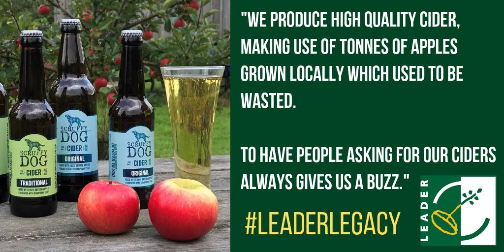 scotruralnet's tweet photo. 🍺It's #LEADERlegacy week! To celebrate the Scottish parliamentary event 'LEADER: Past, Present and Future', we're sharing LEADER-funded projects all week. Today we take a look at Strathearn Cider Company in Perth. Read our interview: https://t.co/F3TpMxz3Hf 🍺 https://t.co/TYx2ZN9z8k