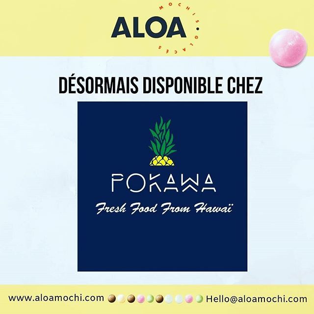 DimSumCantine's tweet photo. Aloa - Mochis Glacés est fier de vous annoncer son partenariat avec POKAWA, leader du Poké gourmand et healthy à Paris.

Vous pouvez nous retrouver dans leur nouvel emplacement au sein du Club Med Gym One St Lazare (Paris 17e) pour récompenser vos effort… https://t.co/Usdf7yDVHp https://t.co/f0DCtQOlKB