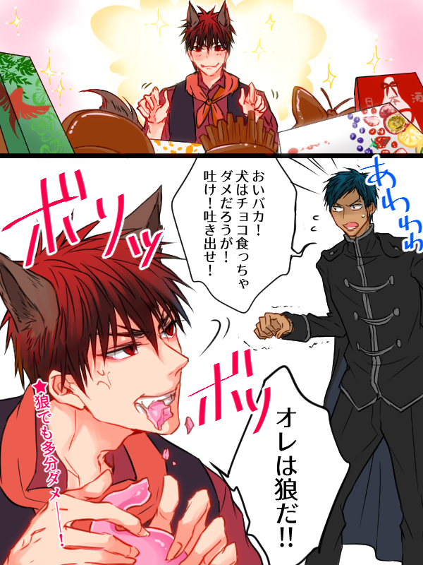 おおかみん関係のチョコたくさんありがとうございました♡おおかみんだったらきっとチョコ食べれる! 