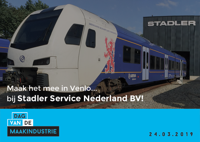 BoyHaenen's tweet photo. Benieuwd welke techniek er allemaal in een trein zit? Wil je een keer ónder een trein door lopen? Kom 24 maart naar het Open Huis tijdens de Dag v/d Maakindustrie en neem een kijkje achter de schermen bij Stadler! Deelnemers en aanmelden: https://t.co/vFc2R4aS3Q https://t.co/GckuGlwhYN