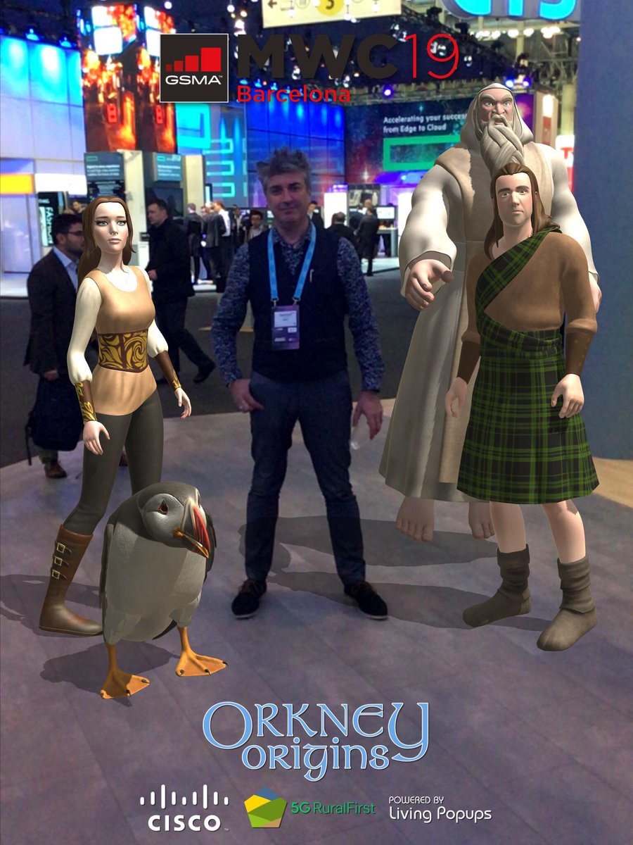 DezRes's tweet image. Come to @5GRuralFirst #MWC19 #CiscoMWC  to see me and my new friends making the case for 5g in rural.