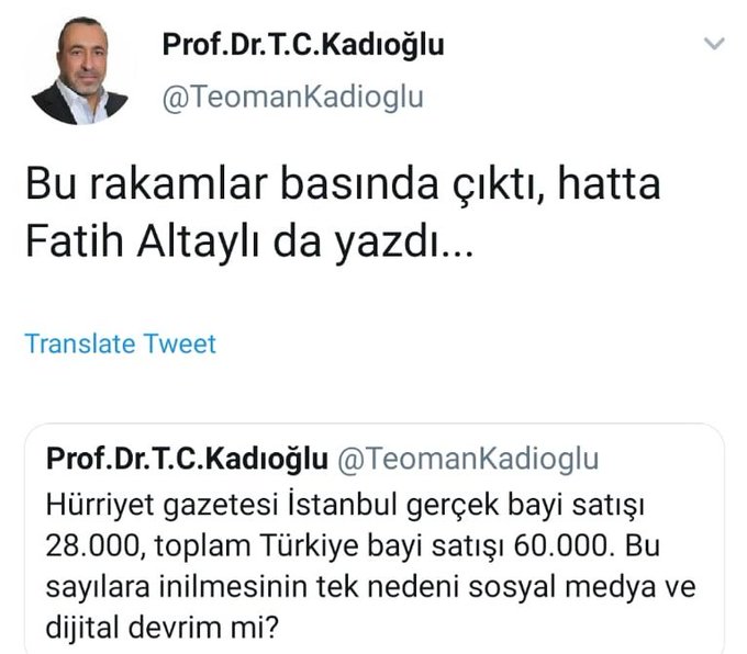 Resmi Twitter'da görüntüle