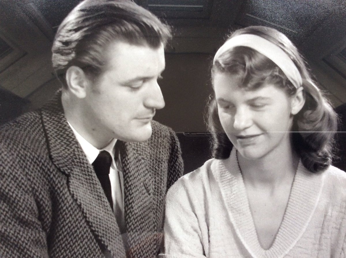DiBeddow's tweet photo. 25 February in 1956, #OnThisDay Sylvia Plath met Ted Hughes at a party in Falcon Yard Cambridge and there began one of the most famous relationships in modern literature. https://t.co/imQK5GR2A2