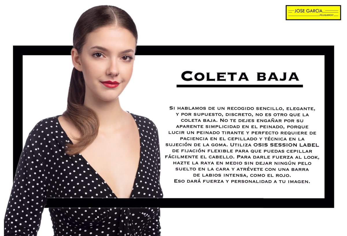 JoseGarciaPelu's tweet photo. COLETA BAJA 💛
#JoseGarciaPELUQUEROS #PAMPLONA #orgullodeequipo #somosPELUQUEROS
#Navarra #Asesoramiento #SchwarzkopfProSpain #SchwarzkopfProfessional #Consejo #Hair #Peinado #apassionforhair #OSIS #SessionLabel @RobertoLechado @schwarzkopfproE https://t.co/Vrmrwj8MKe