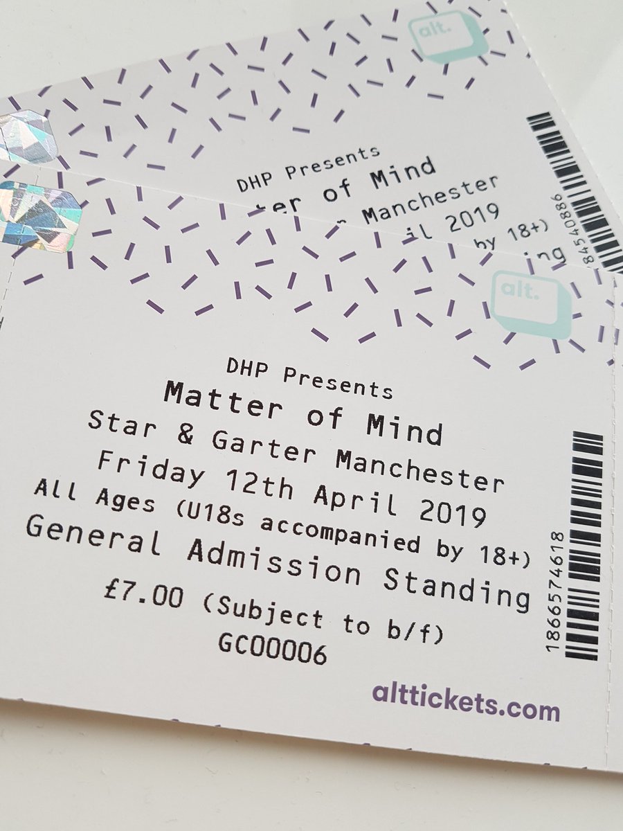 trickstervicks's tweet photo. Tickets available for @MatterOfMindd performing at the star and garter in Manchester on friday 12th of April... #matterofmind #manchester #manchestermusic #loud #Homegrown #supportlocalmusic #talented https://t.co/STtKcED4WK