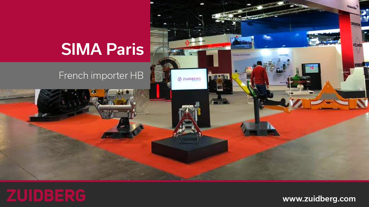 Zuidberg Group (@zuidberggroup) on Twitter photo Zuidberg importer HB is present on the <a href="/sima_paris/">SIMA Paris</a> to inform you with the benefits of Zuidberg Front Linkage Systems, Transmissions and Track Systems.🇫🇷
You’re welcome till February 28th! h-b.fr Zuidberg importer HB is present on the <a href="/sima_paris/">SIMA Paris</a> to inform you with the benefits of Zuidberg Front Linkage Systems, Transmissions and Track Systems.🇫🇷
You’re welcome till February 28th! h-b.fr