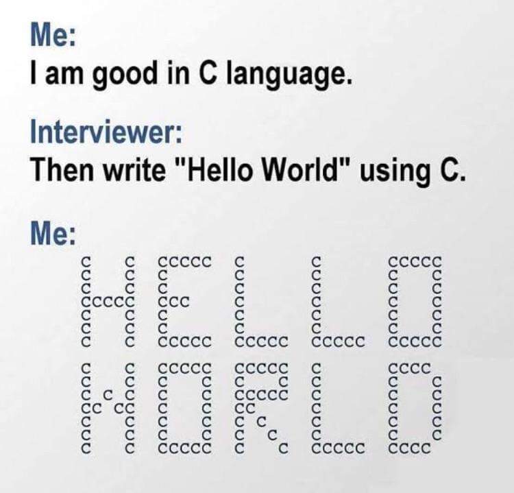GBAKo78's tweet image. 😂😂😂 #codinginc #digitalewelt #developerfun #Developer #developernewlevel #languagec