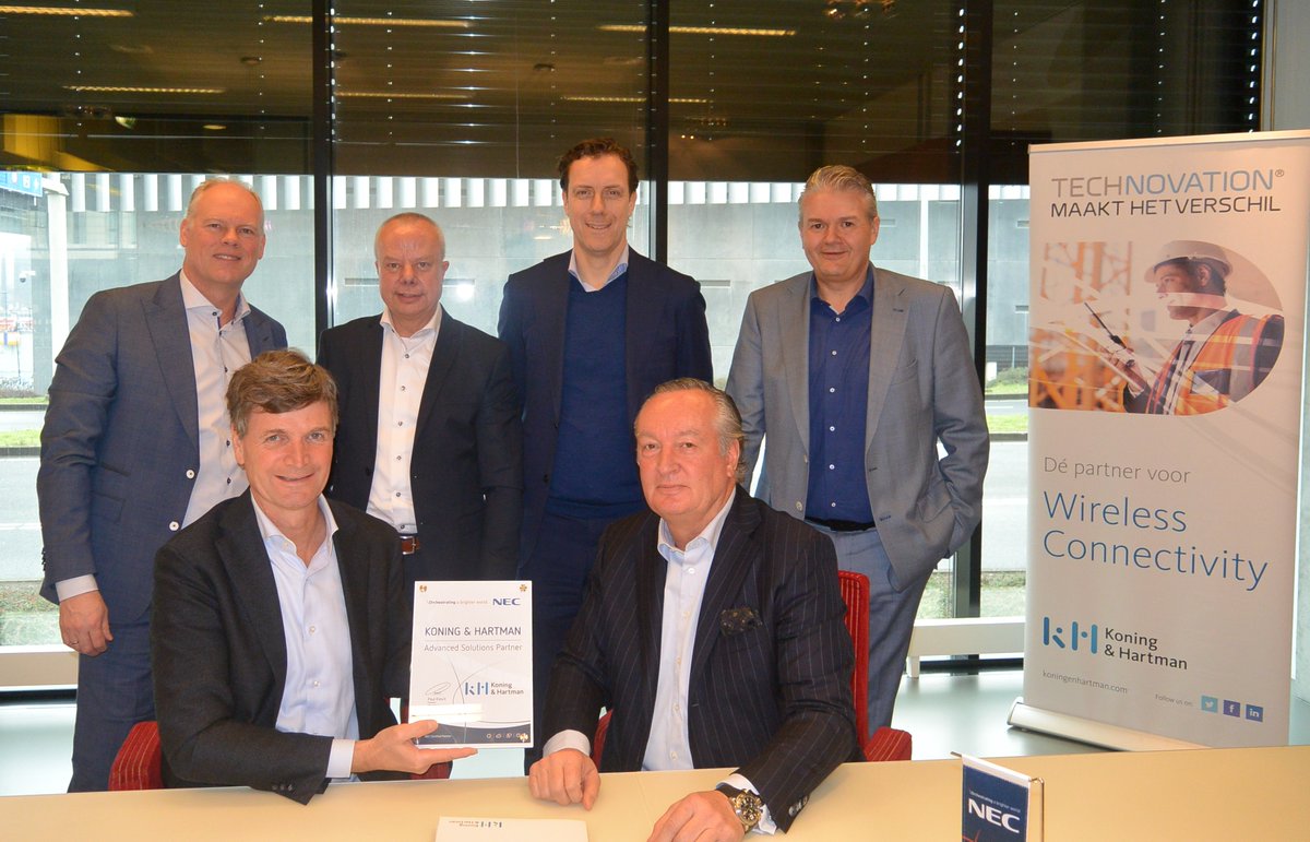 Persbericht: NEC en Koning &amp; Hartman intensiveren samenwerking op Nederlandse markt bit.ly/2tBXHZ6