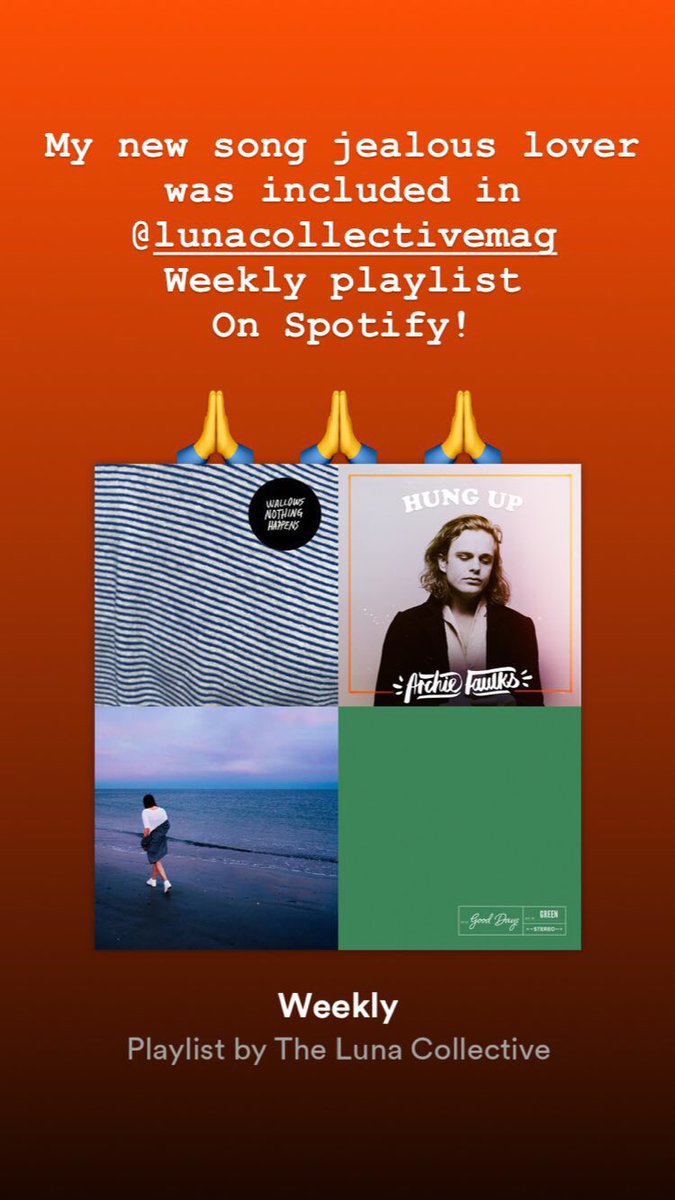 ohnemakesmusic's tweet photo. Shoutouts to The Luna Collective for including my new track “Jealous Lover” in their weekly playlist ✨🙌🔥 https://t.co/1e8hn2HU1n https://t.co/4b56vzhdbc