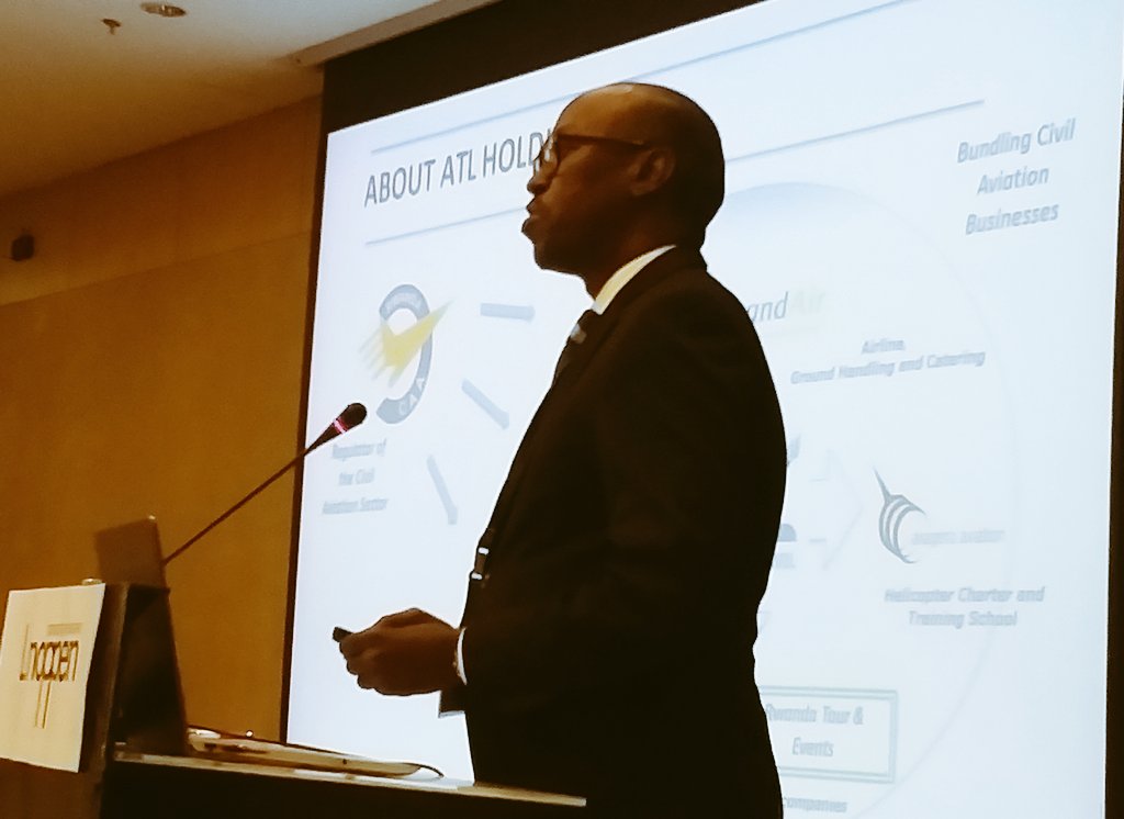 Jules Ndenga, Interim CEO of #ATL #AirTravelandLogistics, briefs us about the #expansionplans for #Rwandan #airportsector
#Lnoppen
#7thAAES