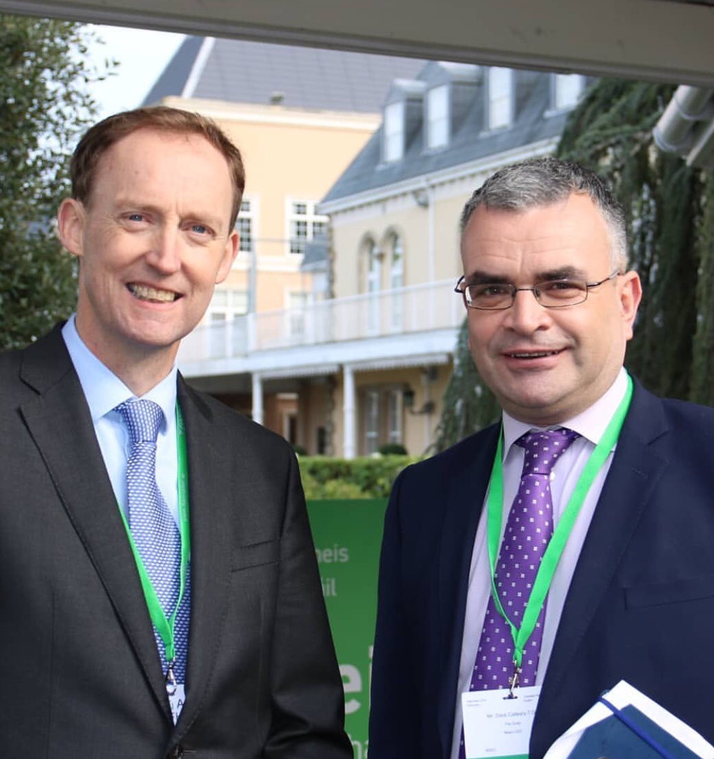 cbolgerr's tweet photo. The @fiannafailparty dep leader @daracalleary with @BAndrews_IIEA the Dublin candidate for #EU19 at #FFAF19 https://t.co/KNcISVSJ8c